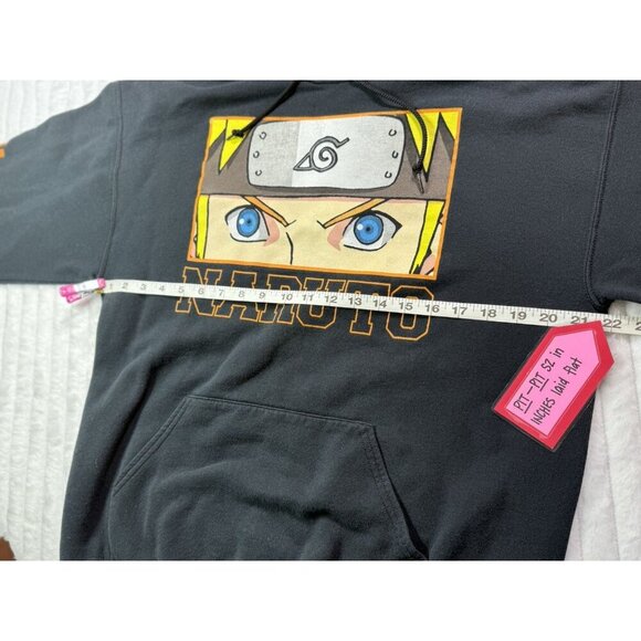 VTG 2002 Naruto Shippuden Pullover Hoodie Anime Graphic Sweatshirt Logo Men's L - Picture 6 of 14